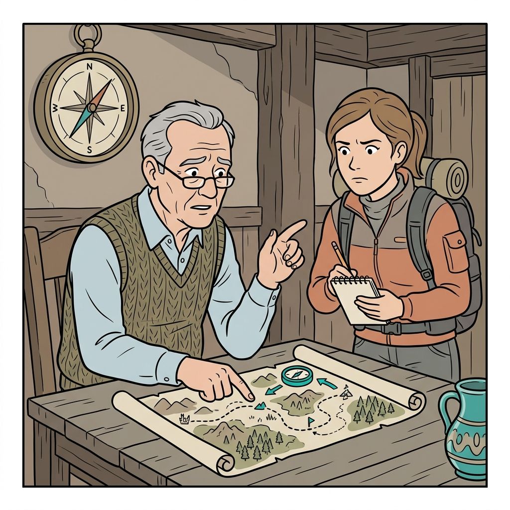 AI mnemonic illustration for the English word "advise"