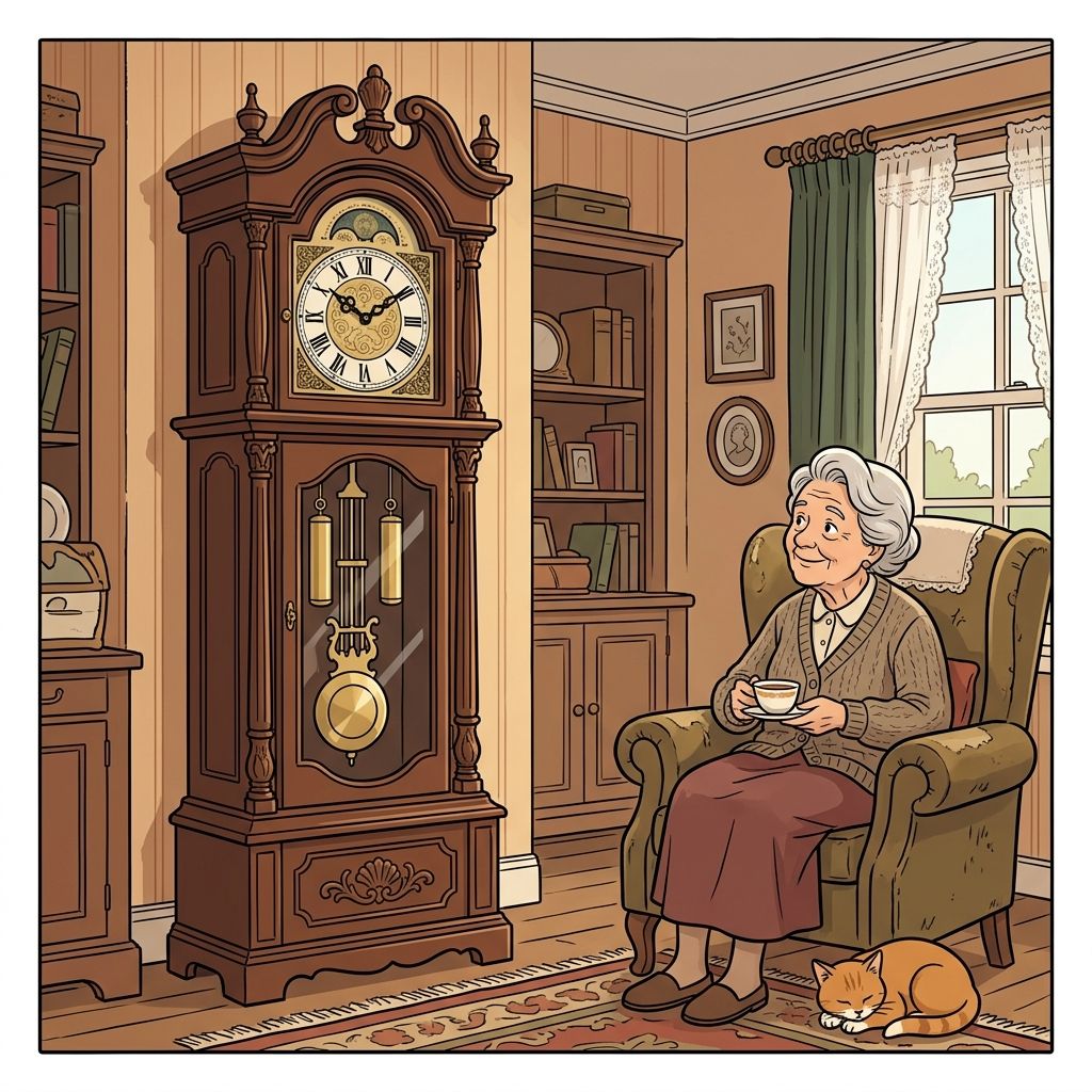 AI mnemonic illustration for the English word "antique"