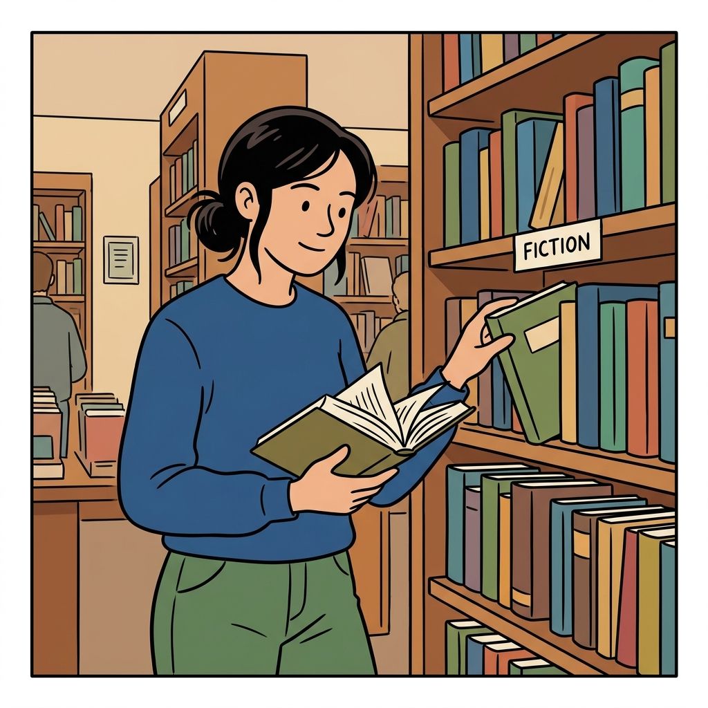 AI mnemonic illustration for the English word "browse"