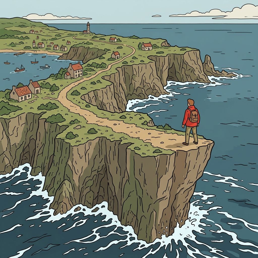 AI mnemonic illustration for the English word "cape"
