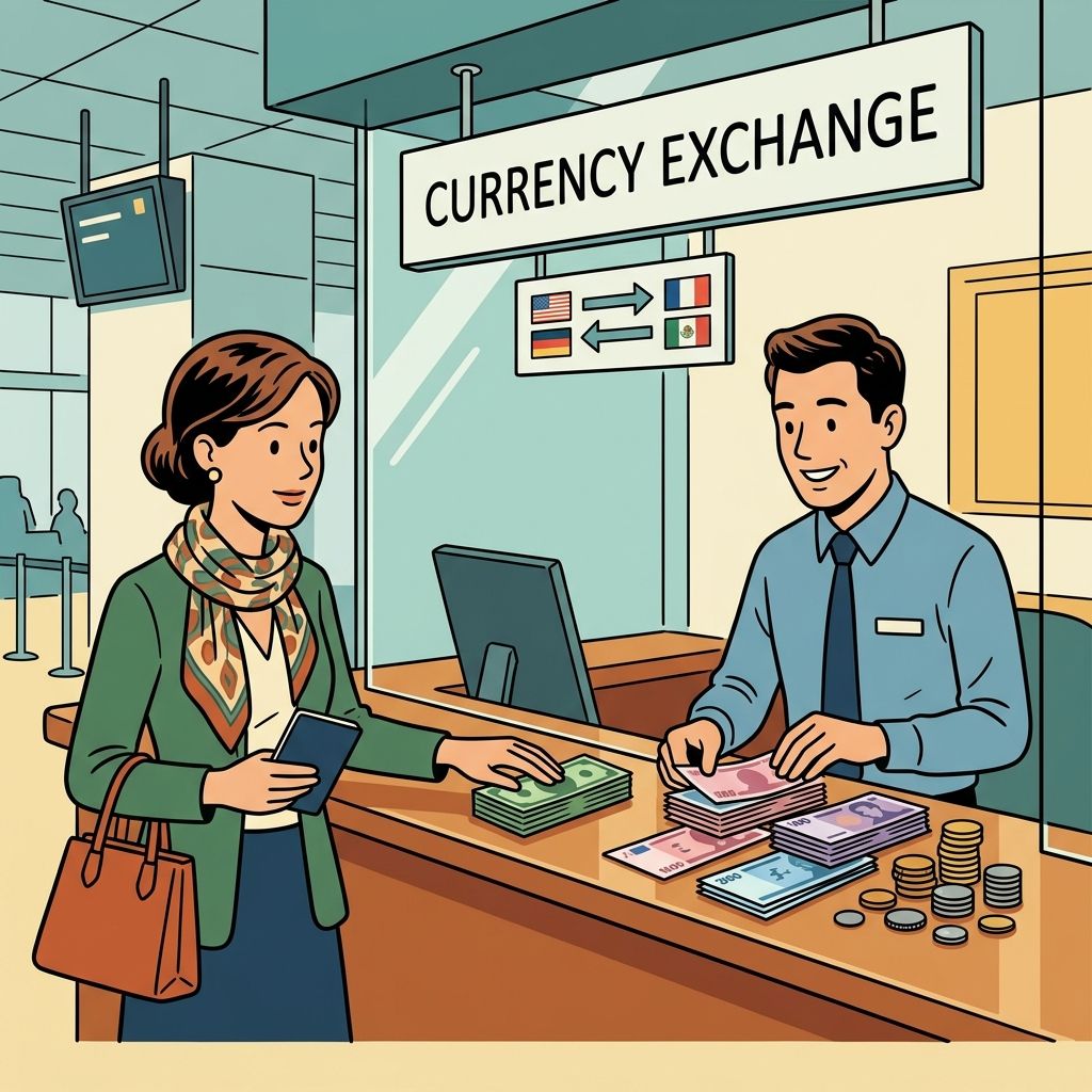 AI mnemonic illustration for the English word "currency"
