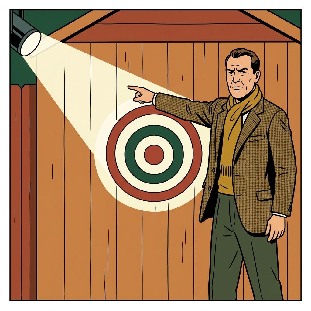 AI mnemonic illustration for the English word "directed"