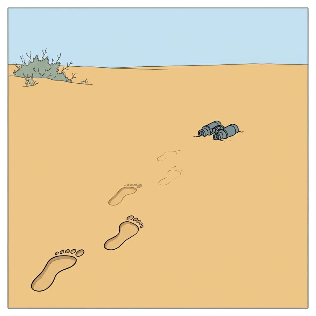 AI mnemonic illustration for the English word "disappearance"