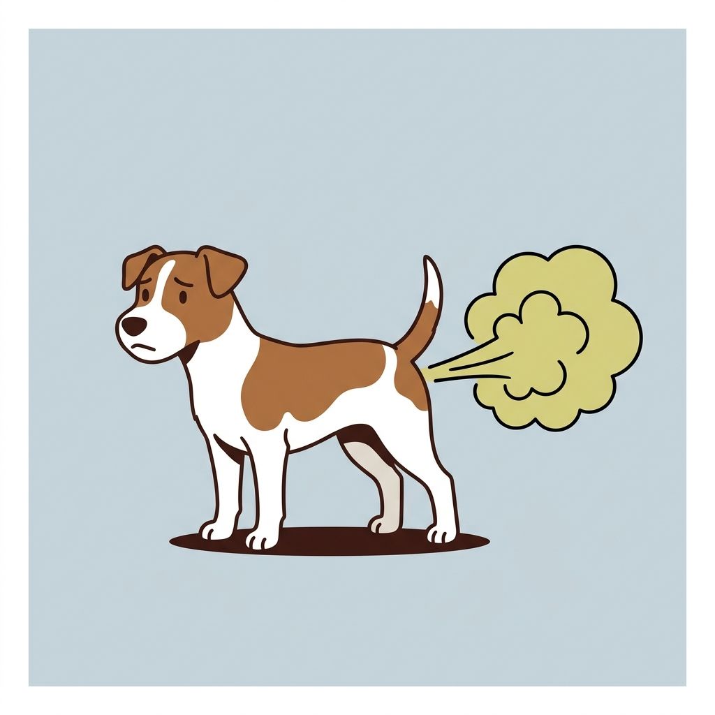 AI mnemonic illustration for the English word "fart"