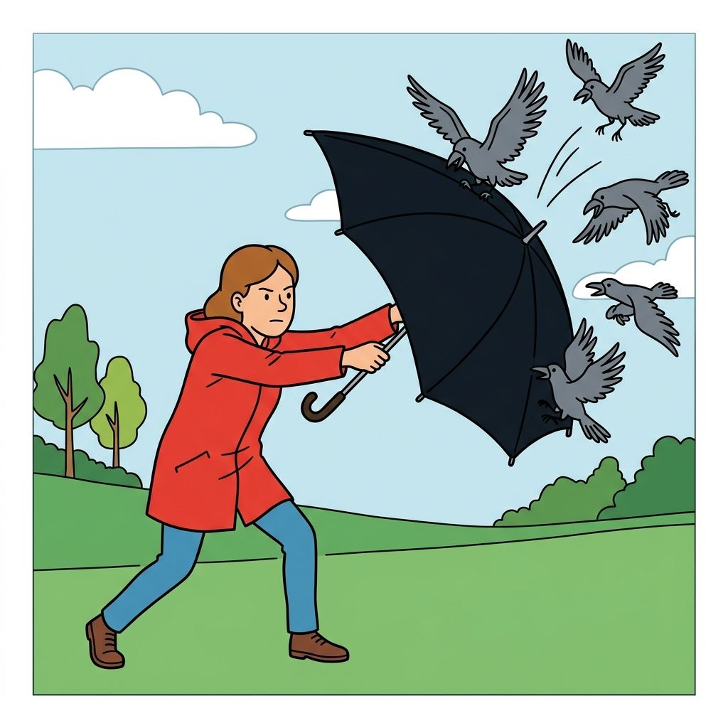 AI mnemonic illustration for the English word "fend"