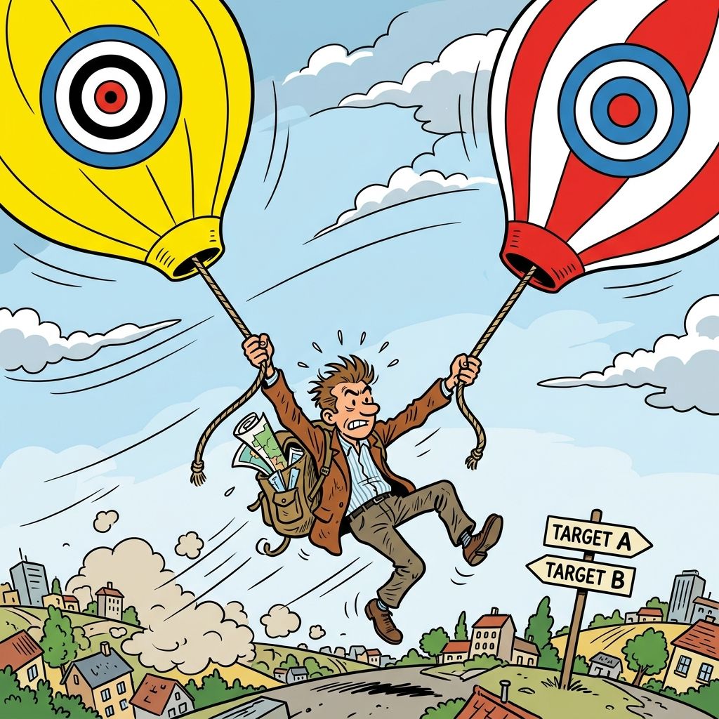 AI mnemonic illustration for the English word "intended"