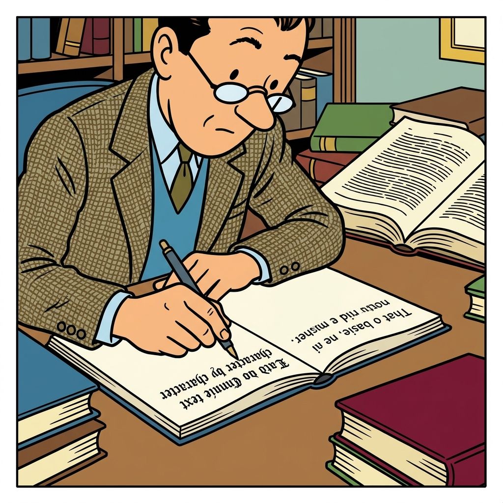 AI mnemonic illustration for the English word "literally"