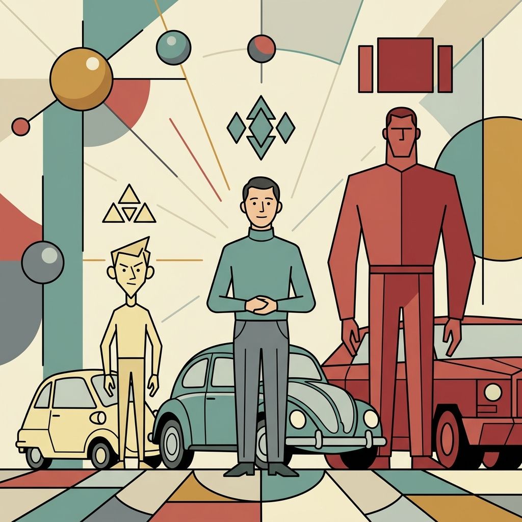 AI mnemonic illustration for the English word "medium"