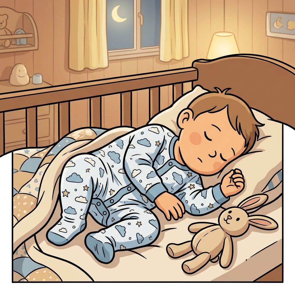 AI mnemonic illustration for the English word "onesie"