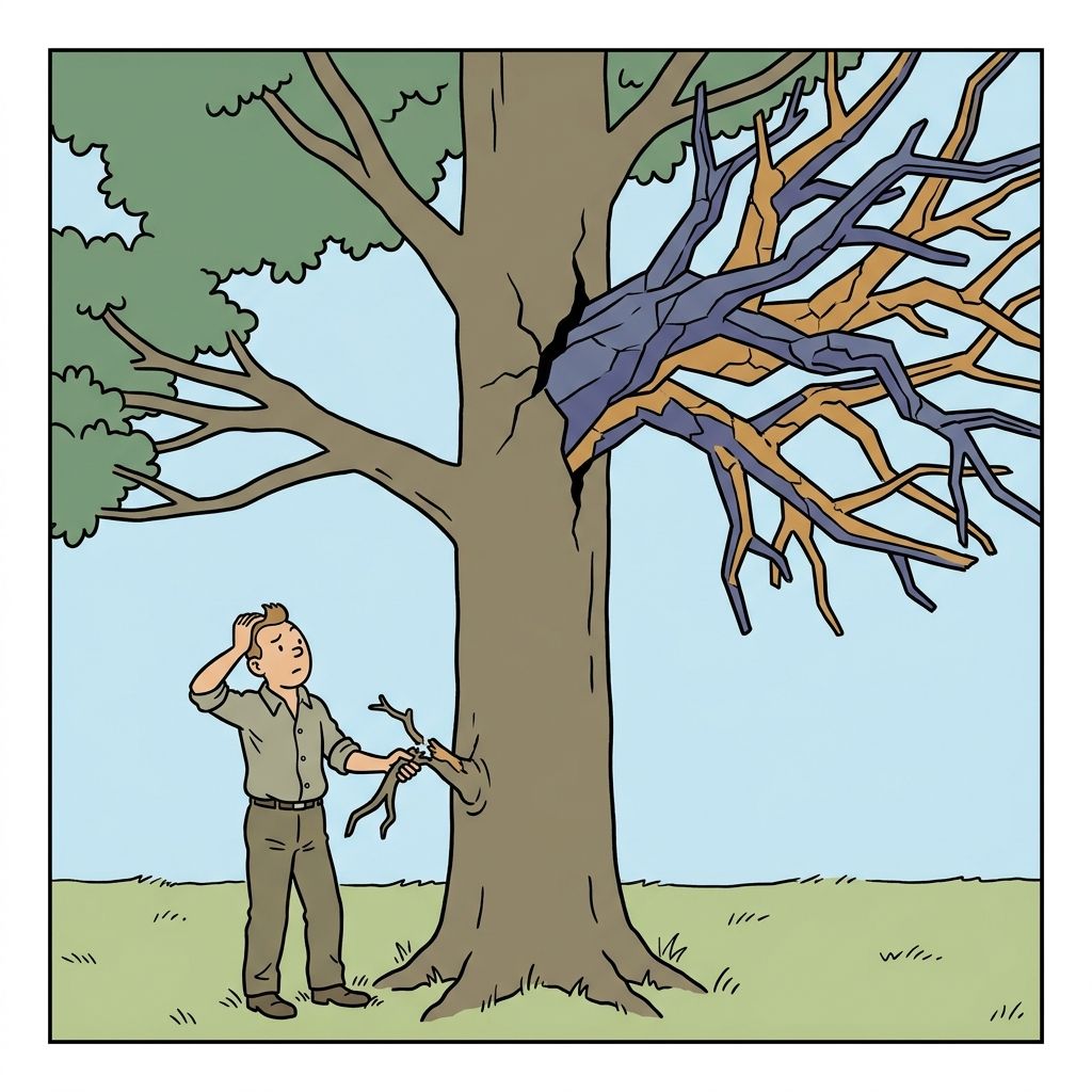 AI mnemonic illustration for the English word "ramifications"