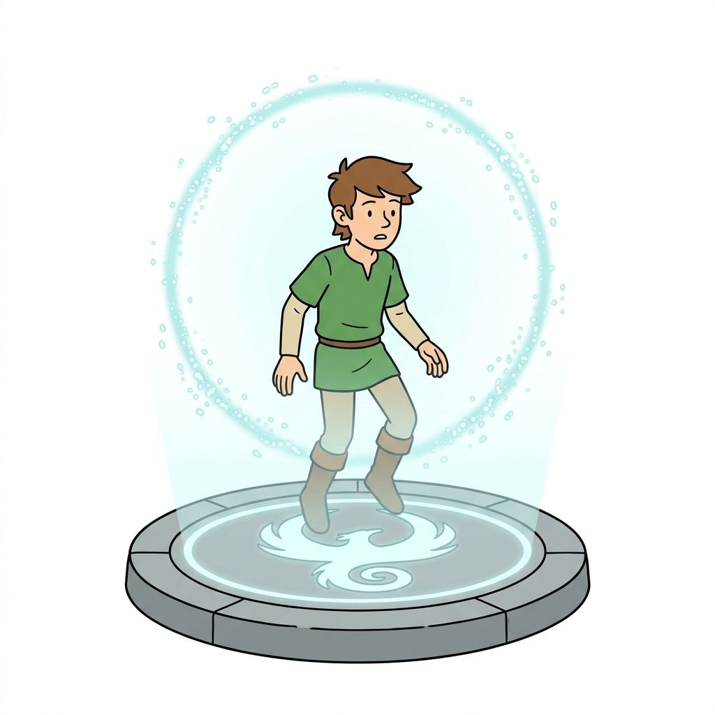 AI mnemonic illustration for the English word "respawn"