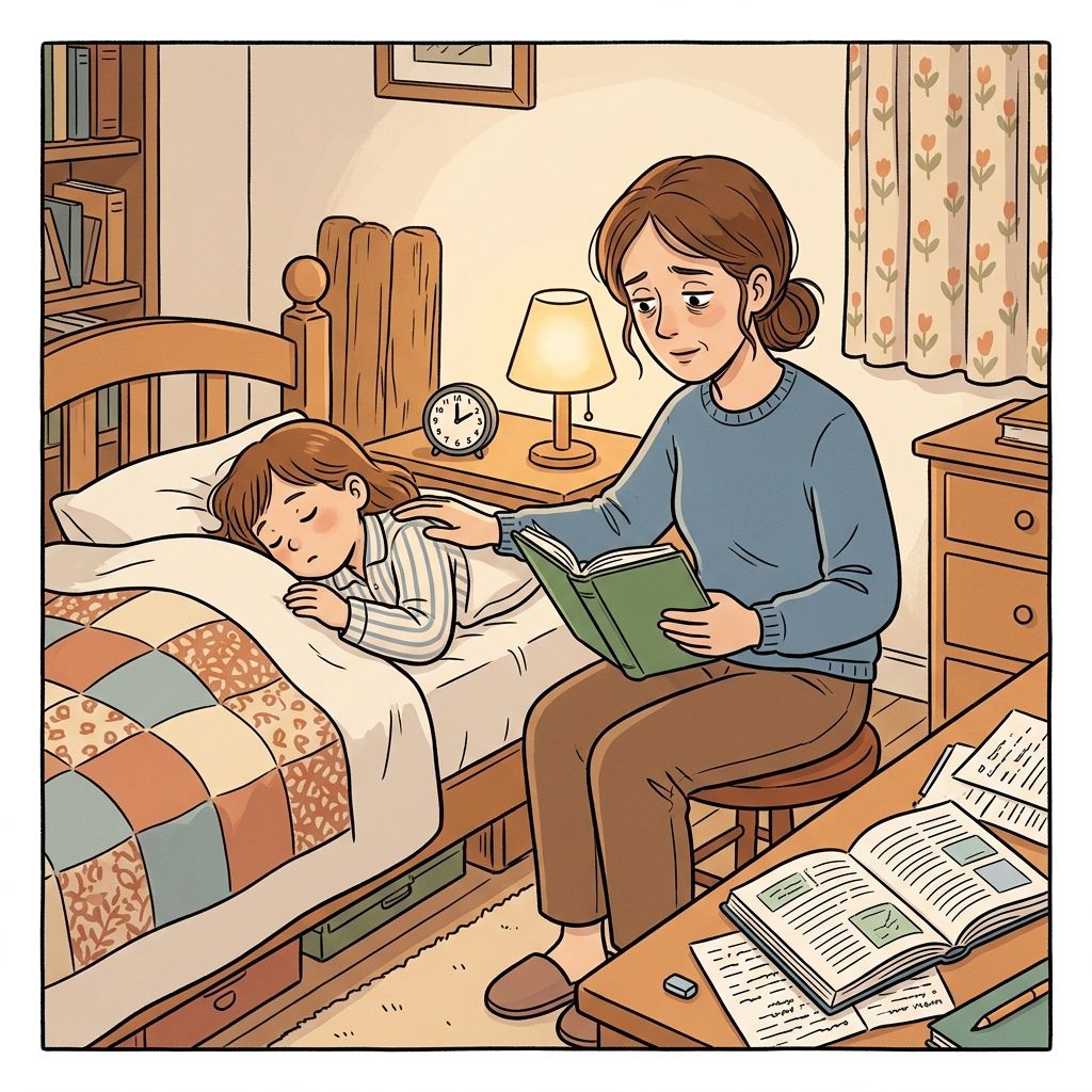 AI mnemonic illustration for the English word "sacrifice"