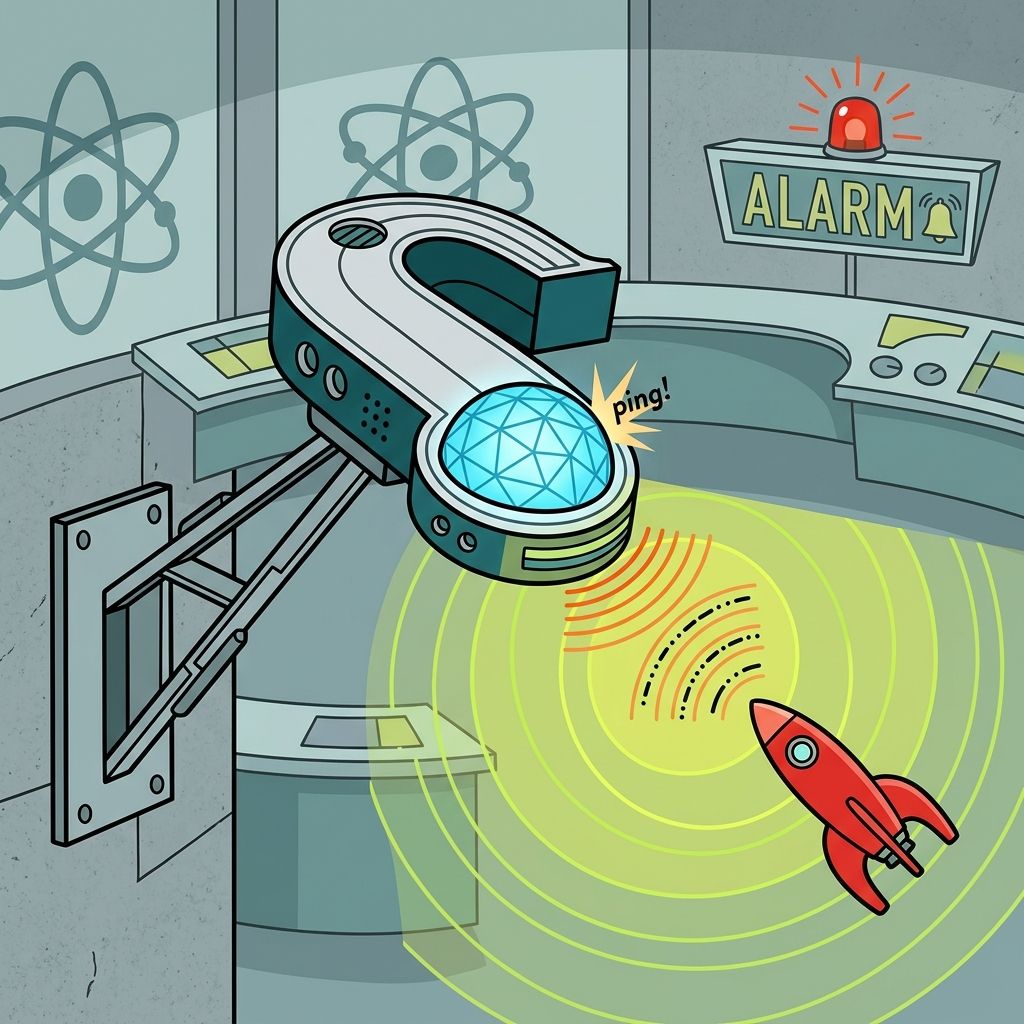 AI mnemonic illustration for the English word "sensor"