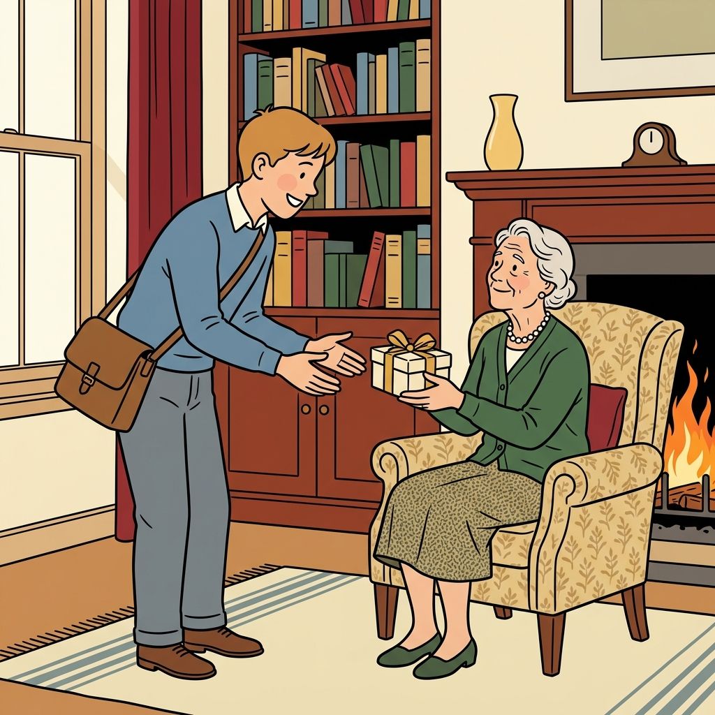 AI mnemonic illustration for the English word "thank"