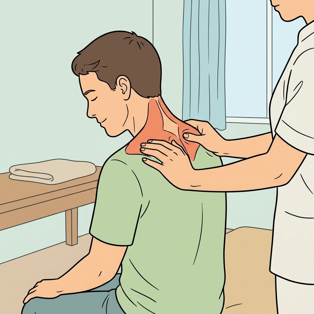 AI mnemonic illustration for the English word "upper trapezius"